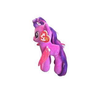 Ty Beanie Baby Twilight Sparkle. My Little Pony MLP FiM. Plush Stuffed Animal.